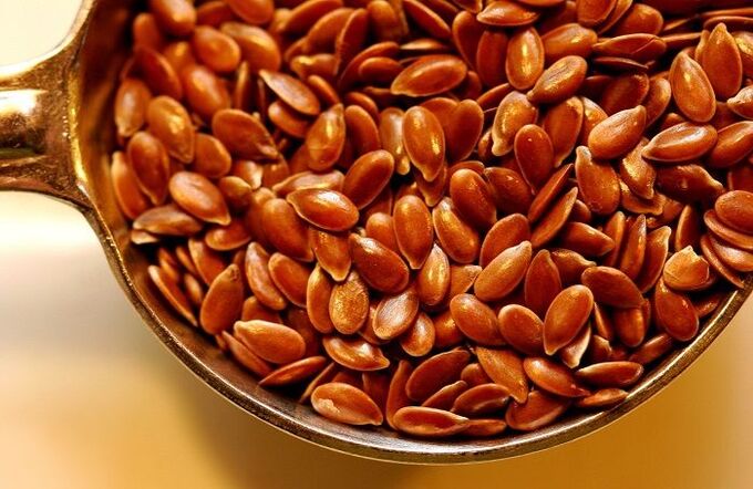 Flax seeds para sa antiparasitic na paglilinis ng katawan